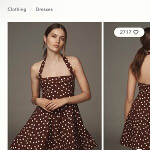 Polka Dot Halter Dress